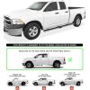 imageAPS 6inch Stainless Steel Polished Flat Style Running Boards Side Bars Side Steps Compatible with Dodge Ram 1500 20092018 Quad CabStainless Steel Polished