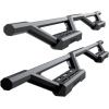 imageAPS Black 6 Inches Tubular Drop Down Style Bars Running Boards Compatible with Chevy Silverado GMC Sierra 1500 20072018 Crew Cab ampamp 2500 3500 HD 2019 Crew Cab Exclude 07 ClassicBlack