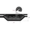 imageAPS Black 6 Inches Tubular Drop Down Style Bars Running Boards Compatible with Chevy Silverado GMC Sierra 1500 20072018 Crew Cab ampamp 2500 3500 HD 2019 Crew Cab Exclude 07 ClassicBlack