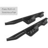 imageAPS Black 6 Inches Tubular Drop Down Style Bars Running Boards Compatible with Chevy Silverado GMC Sierra 1500 20072018 Crew Cab ampamp 2500 3500 HD 2019 Crew Cab Exclude 07 ClassicBlack