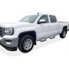 imageAPS Black 6 Inches Tubular Drop Down Style Bars Running Boards Compatible with Chevy Silverado GMC Sierra 1500 20072018 Crew Cab ampamp 2500 3500 HD 2019 Crew Cab Exclude 07 ClassicBlack