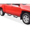 imageAPS Black 6 Inches Tubular Drop Down Style Bars Running Boards Compatible with Chevy Silverado GMC Sierra 1500 20072018 Crew Cab ampamp 2500 3500 HD 2019 Crew Cab Exclude 07 ClassicBlack