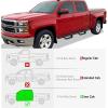 imageAPS Black Overland Slider Tubular Drop Steps Running Boards Compatible with Chevy Silverado GMC Sierra 1500 20072018 Crew Cab ampamp 2500 3500 HD 2019 Crew Cab Exclude 07 Classic