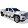 imageAPS Black Overland Slider Tubular Drop Steps Running Boards Compatible with Chevy Silverado GMC Sierra 1500 20072018 Crew Cab ampamp 2500 3500 HD 2019 Crew Cab Exclude 07 Classic