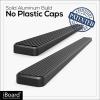 imageAPS IBCZ4928 Black 5quot Running Board Side Step iBoard Third Generation For Selected Chevy SilveradoGMC Sierra Crew Cab Aluminum4 inches
