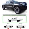 imageAPS Wheel to Wheel Running Boards 5inch Compatible with Toyota Tacoma 20052023 Double Crew Cab 6ft Bed Nerf Bars Side Steps Side BarsAluminum Black