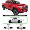 imageAPS Wheel to Wheel Running Boards 5inch Compatible with Toyota Tacoma 20052023 Double Crew Cab 6ft Bed Nerf Bars Side Steps Side BarsBlack