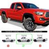 imageAPS iBoard Third Generation Black Flat Style Running Boards Side Step for Selected Toyota Tacoma Double Cab Crew CabBlack