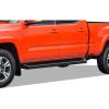 imageAPS iBoard Third Generation Black Aluminum Running Boards Side Step for Selected Toyota Tacoma Double Cab Crew Cab