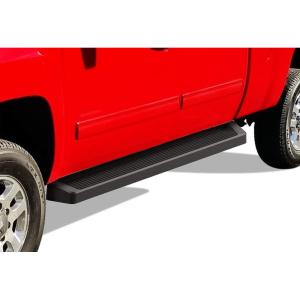 imageAPS Running Boards Nerf Bars Compatible with Chevy Silverado GMC Sierra 1500 20072018 Crew Cab ampamp 2500 3500 HD 2019 Crew Cab Exclude 07 Classic Black Running Board