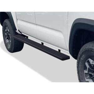 imageAPS Wheel to Wheel Running Boards 5inch Compatible with Toyota Tacoma 20052023 Double Crew Cab 6ft Bed Nerf Bars Side Steps Side BarsBlack