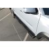 imageAPS Black OE Style Nerf Bars Running Boards Compatible with Toyota Tacoma 20052023 Double Crew Cab