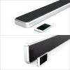 imageAPS IBTY4941 Silver 5quot Running Board Side Step iBoard Third Generation For Selected Toyota Tacoma Double CabCrew Cab Aluminum
