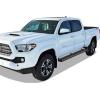 imageAPS Running Boards 5in Black Compatible with Toyota Tacoma 20052023 Double Crew Cab Side Steps Side BarsAluminum Black