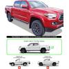 imageiBoard Fifth Generation 6inch Black Stainless Steel Running Boards Side Step for Selected Tacoma Double Cab Crew CabStainless Steel Polished