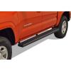 imageiBoard Fifth Generation 6inch Black Stainless Steel Running Boards Side Step for Selected Tacoma Double Cab Crew CabStainless Steel Black