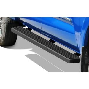 imageAPS IBTZ4941 Black 5quot Running Board Side Step iBoard Third Generation For Selected Toyota Tacoma Double CabCrew Cab Aluminum5 inches