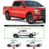 imageAPS 6inch Stainless Steel Black Flat Style Running Boards Nerf Bars Compatible with Ford F150 20152025 SuperCrew Cab ampamp F150 Lightning 20222025 ampamp F250 F350 Super Duty 20172025 Crew Cab
