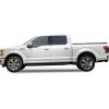 imageAPS 6inch Stainless Steel Black Flat Style Running Boards Nerf Bars Compatible with Ford F150 20152025 SuperCrew Cab ampamp F150 Lightning 20222025 ampamp F250 F350 Super Duty 20172025 Crew Cab
