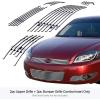 imageAPS Compatible with Chevy Impala 20062013 ampamp 1416 Impala Limited with Fog Light Main Upper Lower Bumper 304 Stainless Steel Chrome Polished 8x6 Billet Front Grill Grille Insert Combo C67920CChrome Polished