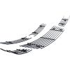 imageAPS Compatible with Chevy Impala 20062013 ampamp 1416 Impala Limited with Fog Light Main Upper Lower Bumper 304 Stainless Steel Chrome Polished 8x6 Billet Front Grill Grille Insert Combo C67920CChrome