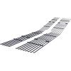 imageAPS Compatible with Chevy Silverado 1500 20142015 Main Upper Stainless Steel SS Chrome Billet Front Grill Grille Insert S18A05956C