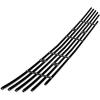 imageAPS Compatible with Ford Mustang 20102012 V6 Lower Bumper Chrome Billet Front Grill Grille Insert F66655ABlack