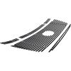 imageAPS Compatible with Toyota Tundra 20102013 Main Upper Lower Bumper Black Billet Front Grill Grille Insert Combo T61060HBlack