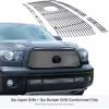 imageAPS Compatible with Toyota Tundra 20102013 Main Upper Lower Bumper Black Billet Front Grill Grille Insert Combo T61060HChrome
