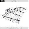 imageAPS Premium Stainless Steel Silver 8x6 Horizontal Billet Grille Grill Insert Compatible with Nissan Altima 2007 2008 2009 Sedan Main Upper N19C67468N