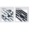 imageAPS Premium Stainless Steel Silver 8x6 Horizontal Billet Grille Grill Insert Compatible with Nissan Altima 2007 2008 2009 Sedan Main Upper N19C67468N
