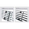 imageAPS Premium Stainless Steel Silver 8x6 Horizontal Billet Grille Grill Insert Compatible with Nissan Altima 2007 2008 2009 Sedan Main Upper N19C67468N