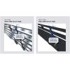 imageAPS Premium Stainless Steel Silver 8x6 Horizontal Billet Grille Grill Insert Compatible with Nissan Altima 2007 2008 2009 Sedan Main Upper N19C67468N