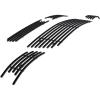 imageAPS Compatible with Chevy Impala 20062013 ampamp 1416 Impala Limited with Fog Light Main Upper Lower Bumper 304 Stainless Steel Chrome Polished 8x6 Billet Front Grill Grille Insert Combo C67920CBlack