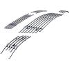 imageAPS Compatible with Chevy Impala 20062013 ampamp 1416 Impala Limited with Fog Light Main Upper Lower Bumper 304 Stainless Steel Chrome Polished 8x6 Billet Front Grill Grille Insert Combo C67920CChrome
