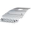 imageAPS Compatible with Ford Excursion 20002004 with Logo Show Main Upper Stainless Steel Chrome 8x6 Billet Front Grill Grille Insert F65707CChrome