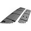 imageAPS Compatible with Ford Explorer 20022005 Main Upper Lower Bumper Stainless Steel 8x6 Billet Front Grill Grille Insert Combo F87989CBlack