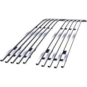 imageAPS Compatible with Chevy Blazer C K Pickup Suburban Tahoe 19941999 Main Upper Stainless Steel SS Chrome Billet Front Grill Grille Insert C65706AChrome