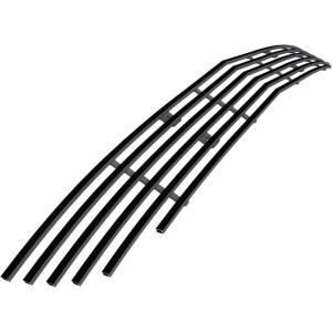 imageAPS Compatible with Ford Mustang 20102012 V6 Lower Bumper Chrome Billet Front Grill Grille Insert F66655ABlack