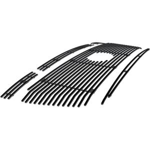 imageAPS Compatible with Toyota Tundra 20102013 Main Upper Lower Bumper Black Billet Front Grill Grille Insert Combo T61060HBlack