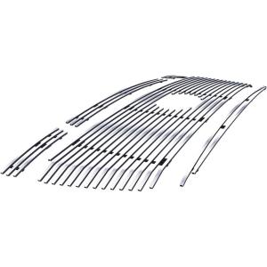 imageAPS Compatible with Toyota Tundra 20102013 Main Upper Lower Bumper Black Billet Front Grill Grille Insert Combo T61060HChrome