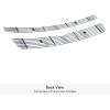 imageAPS Compatible with Chevy Avalanche ampamp Suburban ampamp Tahoe 20072014 Main Upper Stainless Steel SS Chrome Billet Front Grill Grille Insert C66451AChrome