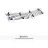 imageAPS Compatible with Chevy EL Camino 19821987 ampamp 8283 Malibu Main Upper Stainless Steel SS Chrome Billet Front Grill Grille Insert C85247A