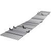 imageAPS Compatible with Chevy GMC C K Pickup Suburban Blazer Jimmy 19811987 Phantom Main Upper Stainless Steel Chrome Polished 8x6 Horizontal Billet Front Grill Grille Insert C85202S