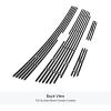imageAPS Compatible with Chevy Silverado 1500 HD 2006 ampamp 0506 2500HD 3500 ampamp 07 Classic Models Main Upper Top Bumper Stainless Steel Chrome 8x6 Billet Front Grill Grille Insert Combo C67673CBlack
