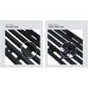 imageAPS Compatible with Chevy Silverado 1500 HD 2006 ampamp 0506 2500HD 3500 ampamp 07 Classic Models Main Upper Top Bumper Stainless Steel Chrome 8x6 Billet Front Grill Grille Insert Combo C67673CBlack