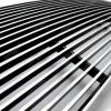 imageAPS Compatible with Chevy Silverado 3500 HD 2500 HD 20072010 Aluminum Chrome Horizontal Billet Grille Grill Insert Combo C67753A
