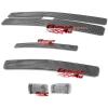 imageAPS Compatible with Chevy Silverado 3500 HD 2500 HD 20072010 Aluminum Chrome Horizontal Billet Grille Grill Insert Combo C67753A