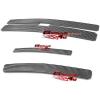 imageAPS Compatible with Chevy Silverado 3500 HD 2500 HD 20072010 Aluminum Chrome Horizontal Billet Grille Grill Insert Combo C67753A