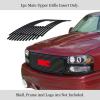 imageAPS Compatible with GMC Sierra 1500HD 2500HD 3500 20012002 ampamp Yukon XL 0006 with Logo Show Main Upper Stainless Steel SS Chrome Billet Front Grill Grille Insert G65703ABlack